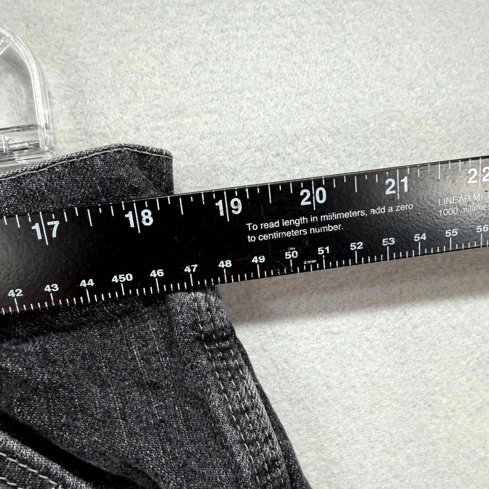 Vintage Wrangler Carpenter Shorts Mens 36 Gray‎ Denim Grunge Jorts Hammer Loop